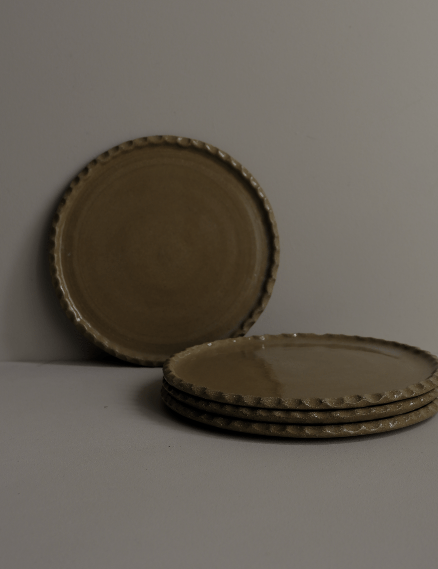 Edged lunch plate - 20cm - Misena Ceramics