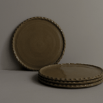 Edged lunch plate - 20cm - Misena Ceramics