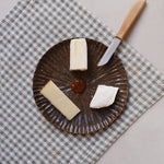 Handcarved lunch plate - 20cm - Misena Ceramics