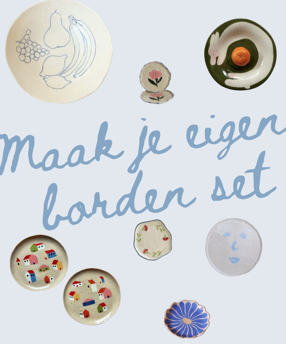 Maak je eigen borden set - 2,5u - Misena Ceramics