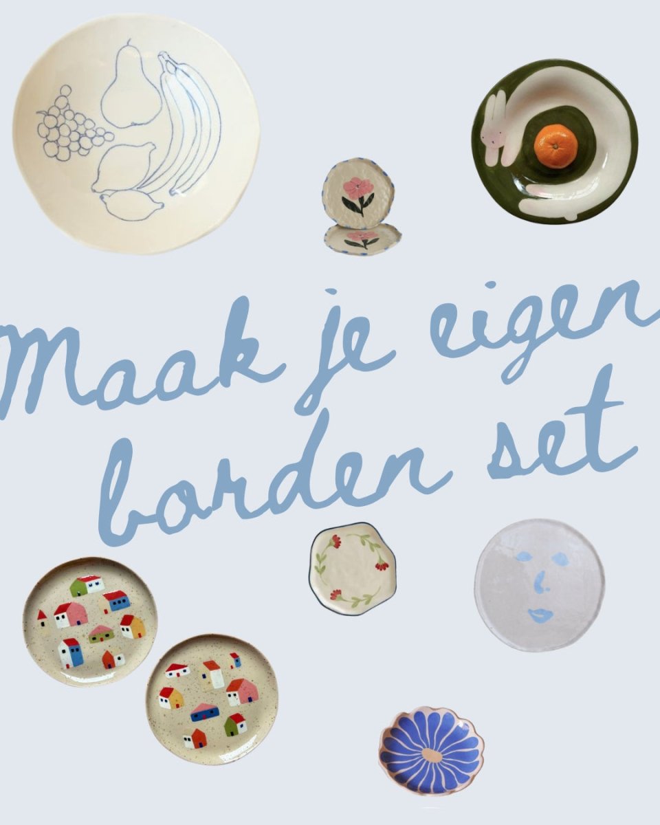 Maak je eigen borden set - 2,5u - Misena Ceramics