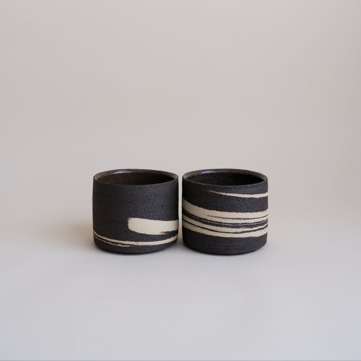 Marbled cup - Cappuccino - Misena Ceramics