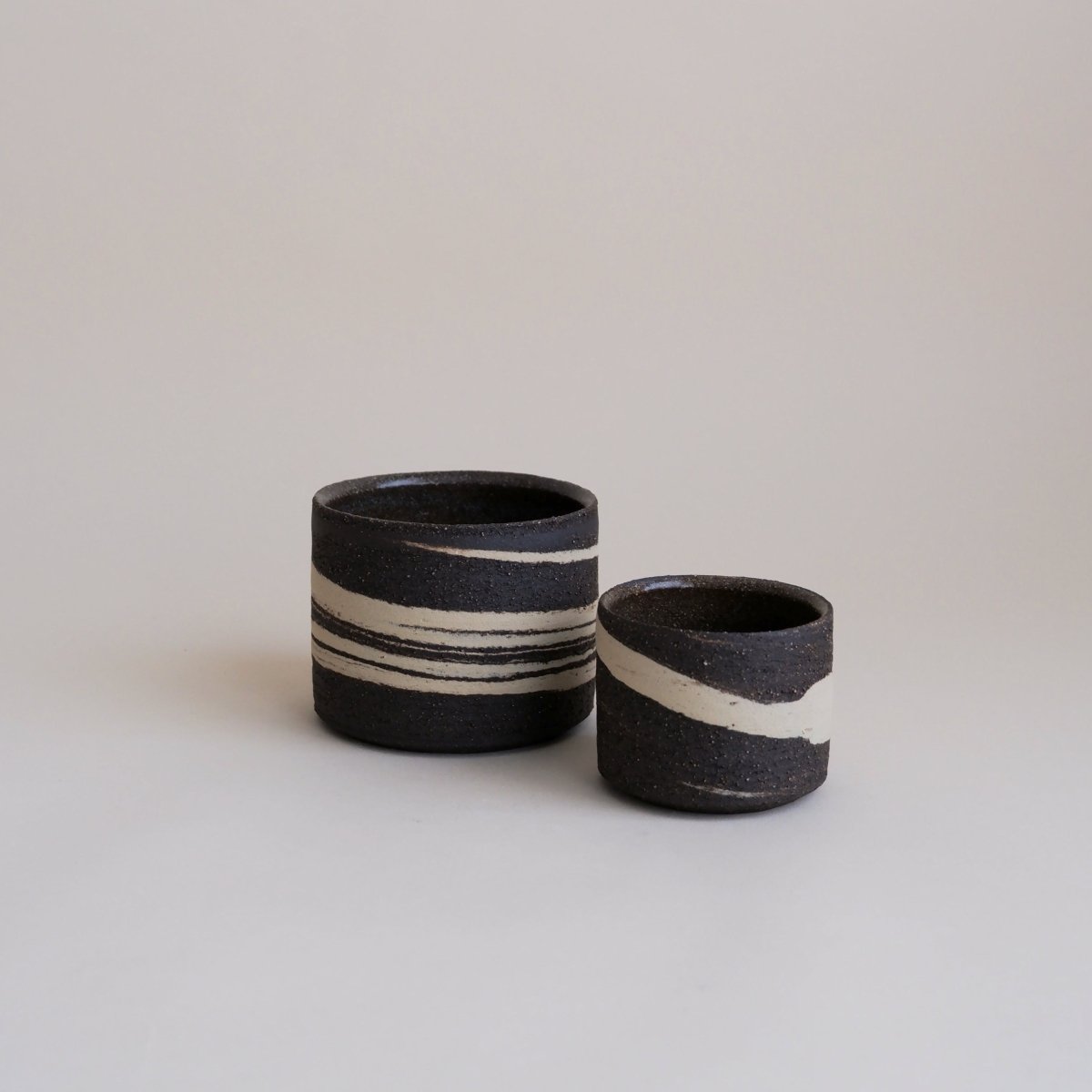 Marbled cup - Espresso - Misena Ceramics