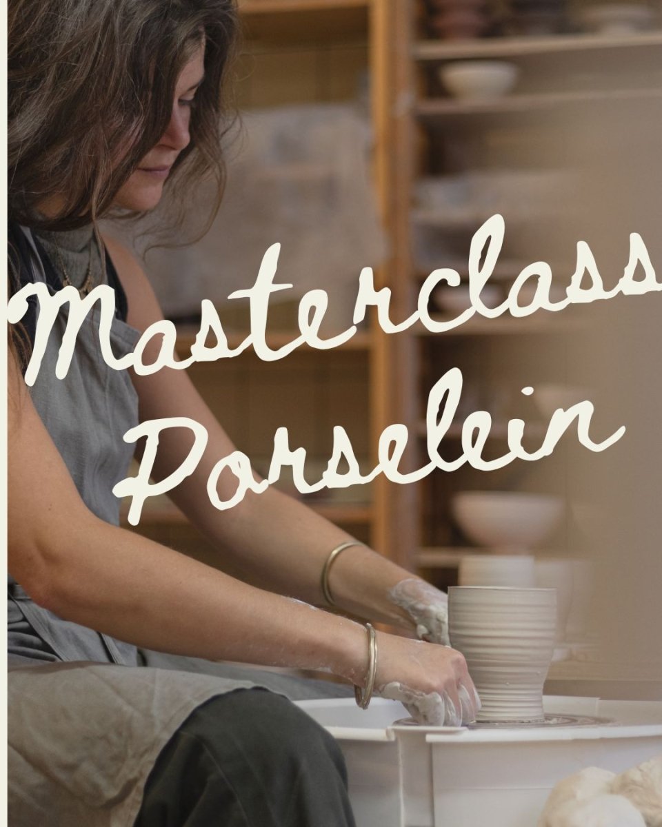 Masterclass Porselein 2u - Woe 03/12 van 19u tot 21u - Misena Ceramics