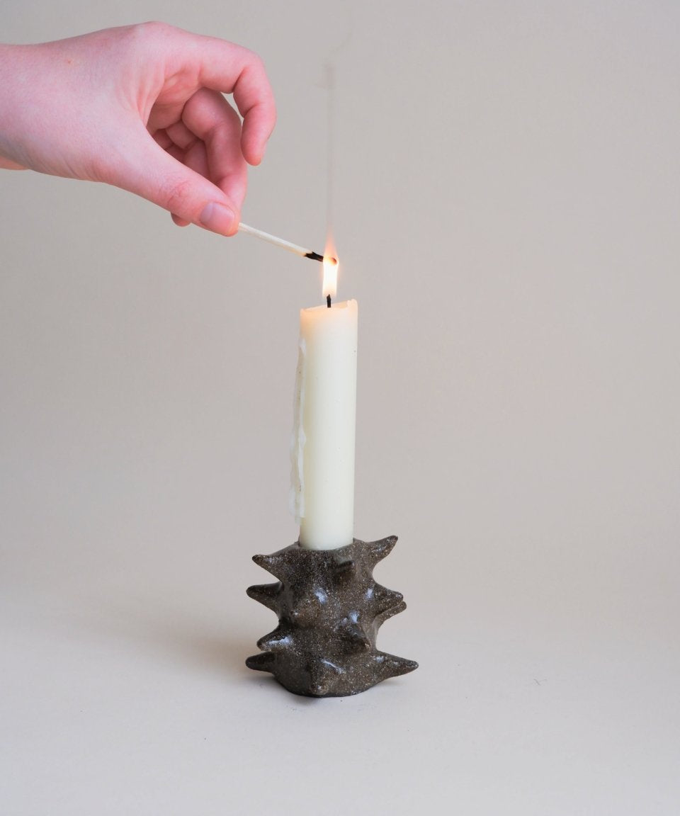 Spiky candle holder - Misena Ceramics