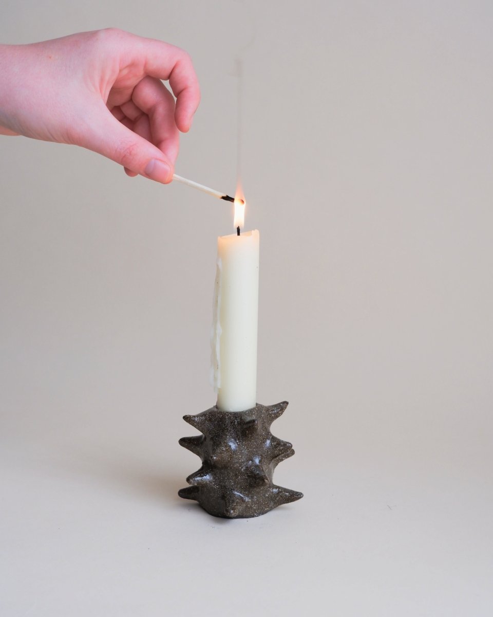 Spiky candle holder - Misena Ceramics